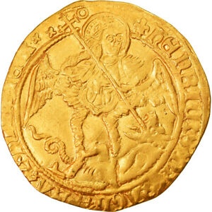 【極美品/品質保証書付】 アンティークコイン 金貨 [#905523] Coin, Great Britain, Henry VIII, Gold Angel, 1509-1526, London [送料無料] #gcf-wr-3162-1768｜金銀プラチナ　ワールドリソース