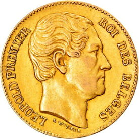 【極美品/品質保証書付】 アンティークコイン コイン 金貨 銀貨 [送料無料] [#876879] Coin, Belgium, Leopold I, 20 Francs, 20 Frank, 1865, AU(50-53), Gold