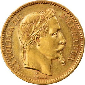 【極美品/品質保証書付】 アンティークコイン コイン 金貨 銀貨 [送料無料] [#856215] Coin, France, Napoleon III, 20 Francs, 1865, Paris, AU(50-53), Gold