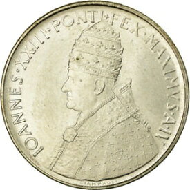 【極美品/品質保証書付】 アンティークコイン コイン 金貨 銀貨 [送料無料] [#901652] Coin, VATICAN CITY, John XXIII, 500 Lire, 1962, Roma, MS(63), Silver