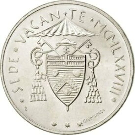 【極美品/品質保証書付】 アンティークコイン 銀貨 [#74862] VATICAN CITY, 500 Lire, 1978, KM #140, MS(63), Silver, 29.3, 11.03 [送料無料] #sof-wr-3164-954