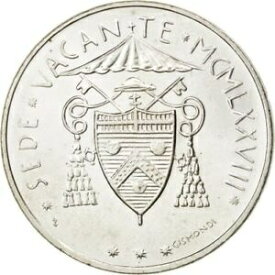 【極美品/品質保証書付】 アンティークコイン コイン 金貨 銀貨 [送料無料] [#86235] VATICAN CITY, 500 Lire, 1978, KM #140, MS(63), Silver, 29.3, 10.98