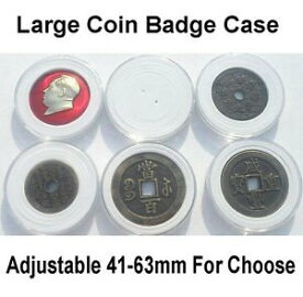 【極美品/品質保証書付】 アンティークコイン 硬貨 4pcs Coin Badge Medal Medallion Emblem Capsules Case Holder 41-63mm [送料無料] #ocf-wr-3186-223