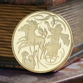 【極美品/品質保証書付】 アンティークコイン 金貨 Israel Bible The prophet of Elijah In The Wind Gold Lucky Coin Collectible Gift [送料無料] #gcf-wr-3186-439