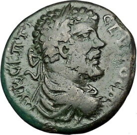 【極美品/品質保証書付】 アンティークコイン コイン 金貨 銀貨 [送料無料] SEPTIMIUS SEVERUS 193AD Marcianopolis Tyche Luck Ancient Roman Coin i50897