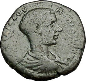 【極美品/品質保証書付】 アンティークコイン コイン 金貨 銀貨 [送料無料] DIADUMENIAN 218AD son of Macrinus Nicopolis ad Istrum HERMES Roman Coin i50992