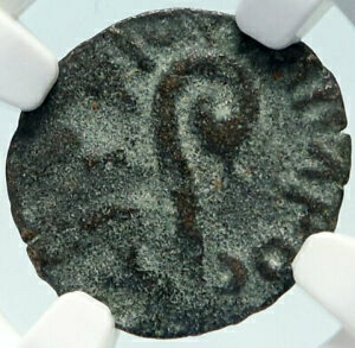 【極美品/品質保証書付】 アンティークコイン コイン 金貨 銀貨 [送料無料] PONTIUS PILATE Tiberius  Jerusalem JESUS CHRIST Crucifixion Roman Coin NGC i84277 ビビット通販