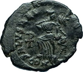 【極美品/品質保証書付】 アンティークコイン コイン 金貨 銀貨 [送料無料] ARCADIUS 388AD Authentic Ancient Genuine Roman Coin VICTORY Angel Captive i66054