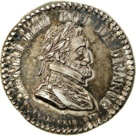 【極美品/品質保証書付】 アンティークコイン コイン 金貨 銀貨 [送料無料] [#875780] France, Medal, Louis XVIII, Quinaire, Henri IV, History, MS(60-62)