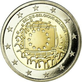 【極美品/品質保証書付】 アンティークコイン コイン 金貨 銀貨 [送料無料] [#733078] Belgium, 2 Euro, 30 ans du drapeau de l union europeenne, 2015, BE