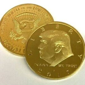 【極美品/品質保証書付】 アンティークコイン 金貨 Trump Gold Eagle Collection Lucky Charm Texas Hold em Token Coin Card Protector [送料無料] #gcf-wr-3291-83