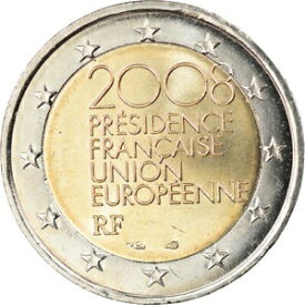 【極美品/品質保証書付】 アンティークコイン コイン 金貨 銀貨 [送料無料] [#913837] France, 2 Euro, Presidence Francaise Union Europeenne 2008, 2008