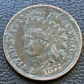 【極美品/品質保証書付】 アンティークコイン 硬貨 1874 Indian Head Cent 1c Higher Grade XF Details #29694 [送料無料] #oof-wr-3297-2796