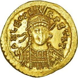 【極美品/品質保証書付】 アンティークコイン コイン 金貨 銀貨 [送料無料] [#658140] Coin, Leo I, Solidus, Constantinople, AU(55-58), Gold, RIC:605