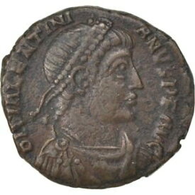 【極美品/品質保証書付】 アンティークコイン コイン 金貨 銀貨 [送料無料] [#61638] Valentinian I, Half Maiorina, Heraclea, AU(50-53), Copper, Cohen #21