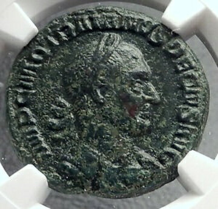 【極美品/品質保証書付】 アンティークコイン コイン 金貨 銀貨 [送料無料] TRAJAN DECIUS 249AD Rome  LIBERALITAS Authentic Ancient Roman Coin NGC XF i60436 ビビット通販
