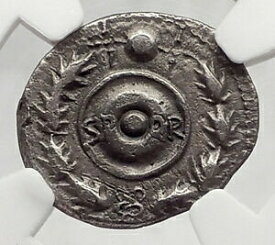 【極美品/品質保証書付】 アンティークコイン 銀貨 Galba Supporter VINDEX SPAIN Roman Civil War vs NERO 68AD Silver Coin NGC i61204 [送料無料] #sct-wr-3301-3273