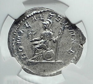 【極美品/品質保証書付】 アンティークコイン コイン 金貨 銀貨 [送料無料] PHILIP I the ARAB Genuine Ancient 246AD Rome Silver Roman Coin w ROMA NGC i81426：金銀プラチナ ワールドリソース