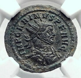 【極美品/品質保証書付】 アンティークコイン コイン 金貨 銀貨 [送料無料] CARINUS Authentic Ancient Genuine 283AD Rome Roman Coin AEQUITAS NGC i80646