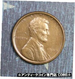 【極美品/品質保証書付】 アンティークコイン コイン 金貨 銀貨 [送料無料] 1909 V.D.B. WHEAT CENT COLLECTOR COIN FOR YOUR SET OR COLLECTION.