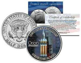 【極美品/品質保証書付】 アンティークコイン 硬貨 ORION Spacecraft NASA Test Flight 2014 JFK Half Dollar Coin - NEW QUEST FOR MARS [送料無料] #ocf-wr-3365-1035