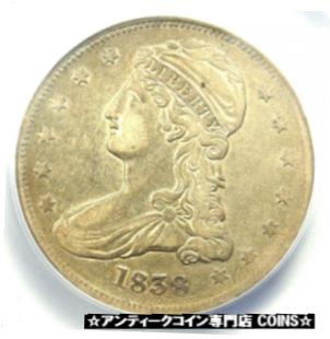 アンティークコイン コイン 金貨 銀貨 [送料無料] 1838 Capped Bust Half Dollar 50C Coin - ANACS XF40 Details - Rare Date!のサムネイル