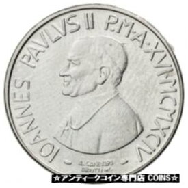 【極美品/品質保証書付】 アンティークコイン コイン 金貨 銀貨 [送料無料] [#88070] VATICAN CITY, 50 Lire, 1994, KM #254, MS(63), Stainless Steel, 16.3