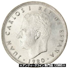 【極美品/品質保証書付】 アンティークコイン コイン 金貨 銀貨 [送料無料] [#893900] Coin, Spain, Juan Carlos I, 25 Pesetas, 1980 (82), MS(63)