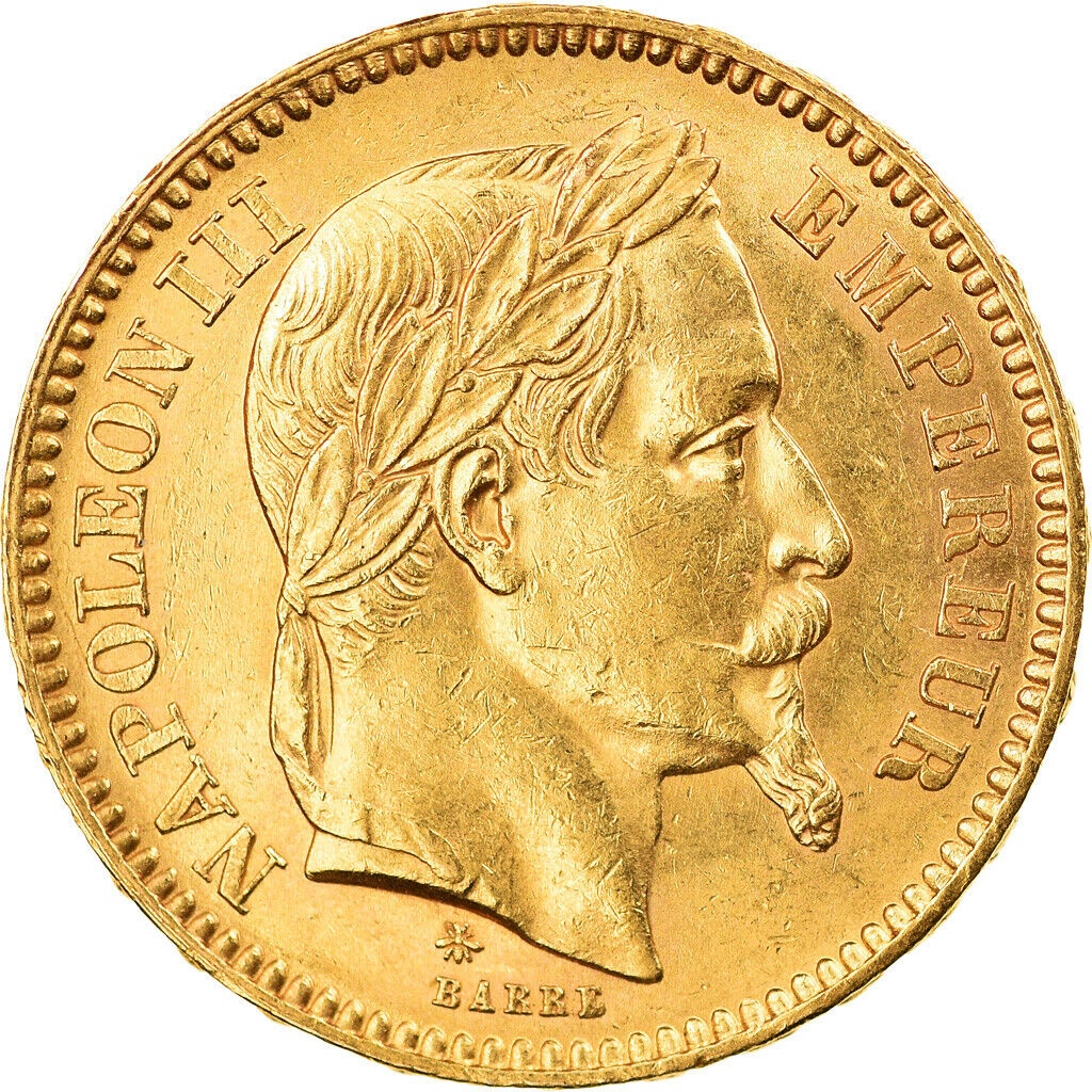 アンティークコイン コイン 金貨 銀貨 [送料無料] [#883254] Coin France Napoleon III 20 Francs 1861 Paris AU(55-58) Goldのサムネイル