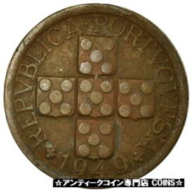【極美品/品質保証書付】 アンティークコイン コイン 金貨 銀貨 [送料無料] [#677818] Coin, Portugal, 10 Centavos, 1949, VF(30-35), Bronze, KM:583