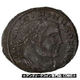 【極美品/品質保証書付】 アンティークコイン コイン 金貨 銀貨 [送料無料] [#892007] Coin, Maximinus II, Follis, 312-313, Thessalonica, EF(40-45), Bronze