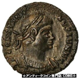 【極美品/品質保証書付】 アンティークコイン コイン 金貨 銀貨 [送料無料] [#862983] Coin, Constantine II, Nummus, Uncertain Mint, AU(55-58), Copper