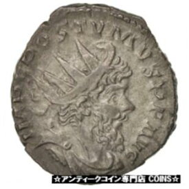 【極美品/品質保証書付】 アンティークコイン コイン 金貨 銀貨 [送料無料] [#39230] Coin, Postumus, Antoninianus, Lyons, AU(50-53), Billon, RIC:75