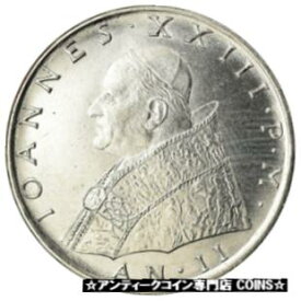 【極美品/品質保証書付】 アンティークコイン コイン 金貨 銀貨 [送料無料] [#901627] Coin, VATICAN CITY, John XXIII, 100 Lire, 1960, Roma, MS(63)