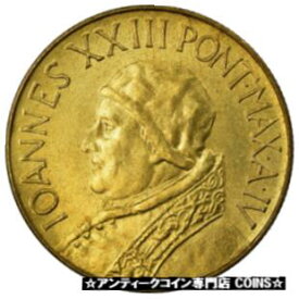 【極美品/品質保証書付】 アンティークコイン コイン 金貨 銀貨 [送料無料] [#901641] Coin, VATICAN CITY, John XXIII, 20 Lire, 1962, MS(63)