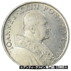 【極美品/品質保証書付】 アンティークコイン コイン 金貨 銀貨 [送料無料] [#901647] Coin, VATICAN CITY, John XXIII, 5 Lire, 1962, MS(63), Aluminum, KM:69