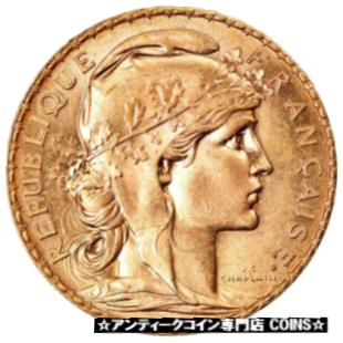 アンティークコイン コイン 金貨 銀貨 [送料無料] [#894059] Coin France Marianne 20 Francs 1910 Paris MS(63) Gold KM:857のサムネイル