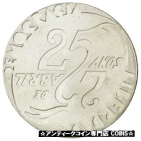 【極美品/品質保証書付】 アンティークコイン コイン 金貨 銀貨 [送料無料] [#40848] PORTUGAL, 1000 Escudos, 1999, KM #715, AU(55-58), Silver, 27.00