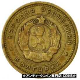【極美品/品質保証書付】 アンティークコイン コイン 金貨 銀貨 [送料無料] [#536358] Coin, Bulgaria, 2 Stotinki, 1962, VF(30-35), Brass, KM:60