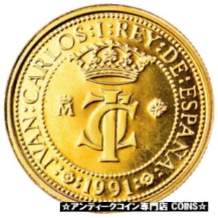 アンティークコイン コイン 金貨 銀貨 [送料無料] [#906191] Coin Spain Juan Carlos I 10000 Pesetas 1991 Madrid MS(65-70)のサムネイル