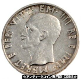 【極美品/品質保証書付】 アンティークコイン コイン 金貨 銀貨 [送料無料] [#71076] ALBANIA, 5 Lek, 1939, Rome, KM #33, AU(55-58), Silver, 4.97