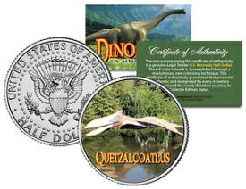 【極美品/品質保証書付】 アンティークコイン 硬貨 QUETZALCOATLUS * Collectible Dinosaur * JFK Half Dollar Colorized Coin PTEROSAUR [送料無料] #ocf-wr-3426-74