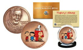 【極美品/品質保証書付】 アンティークコイン コイン 金貨 銀貨 [送料無料] Colorized CHARLES SCHULZ Commemorative Medal PEANUTS Coin SNOOPY Charlie Brown
