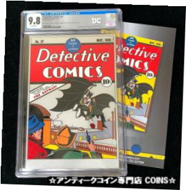 【極美品/品質保証書付】 アンティークコイン コイン 金貨 銀貨 [送料無料] First Release 2018 DC Detective Comics #27 CGC 9.8 Mint Silver Foil Batman