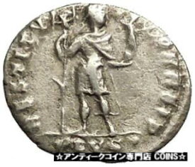【極美品/品質保証書付】 アンティークコイン コイン 金貨 銀貨 [送料無料] VALENS 366AD Lyons Authentic Ancient Silver Roman SILIQUA Coin Labarum i53411
