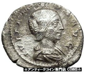 【極美品/品質保証書付】 アンティークコイン コイン 金貨 銀貨 [送料無料] Julia Maesa Elagbalus Grandmother Silver Ancient Roman Coin Pudicitia i50624