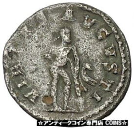 【極美品/品質保証書付】 アンティークコイン コイン 金貨 銀貨 [送料無料] GALLIENUS Billon Silver Ancient Roman Coin Farnese Hercules i45987