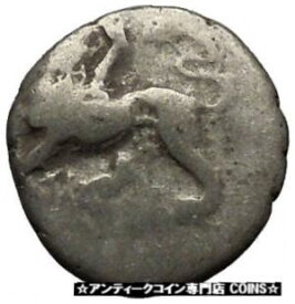 【極美品/品質保証書付】 アンティークコイン コイン 金貨 銀貨 [送料無料] Sikyon in Sikyonia Chimera Lion Goat Snake Monster Dove Silver Greek Coin i46326