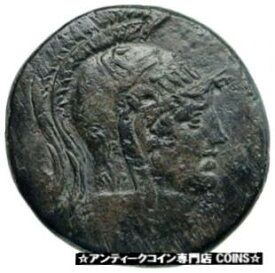 【極美品/品質保証書付】 アンティークコイン コイン 金貨 銀貨 [送料無料] AMISOS PONTUS MITHRADATES VI the GREAT Time Perseus Medusa Greek Coin i86744