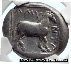 【極美品/品質保証書付】 アンティークコイン 銀貨 AMYNTAS Macedonia Kingdom Ancient Silver Greek Stater Coin NGC Certified i72380 [送料無料] #sct-wr-3439-89